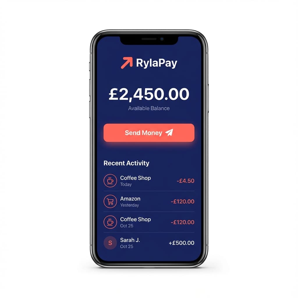 RylaPay App Interface
